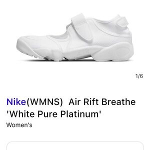 Nike White Athletic Shoes with Split-Toe Design